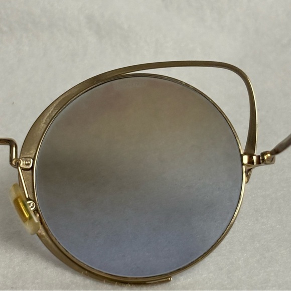 MIU MIU Sunglasses SMU51T Maroon Red w/ Gold Round w/ Cat Ears main image 6